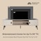 Manhattan Comfort Haley TV Stand 70.9 in White & Black Marble  in White and Black Marble TV004-WB - alternate 5